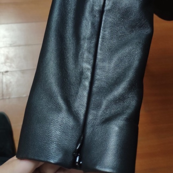 Lamb leather fur jacket - Picture 5 of 5